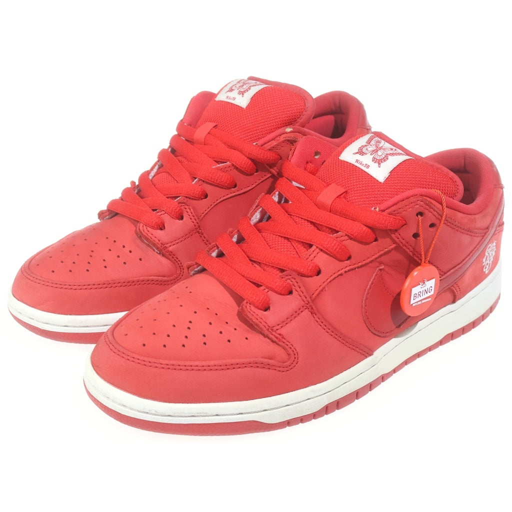 NIKE(ナイキ) ×Girls Don't Cry SB DUNK LOW PRO QS BQ6832-600×ガールズ ドント クライ SB ダンク ロー プロ QS ローカットスニーカー レッド US8.5/26.5cm