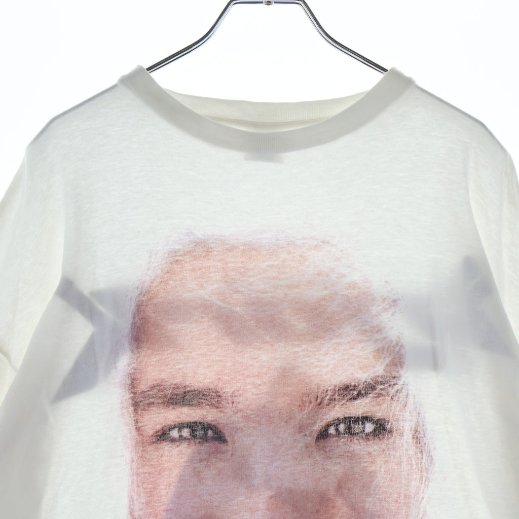 VINTAGE(ヴィンテージ) 90s Bjork HUGE FACE WHITE PHOTO Tee ビョーク ヒュージフェイス フォトプリント半袖Tシャツ カットソー ホワイト