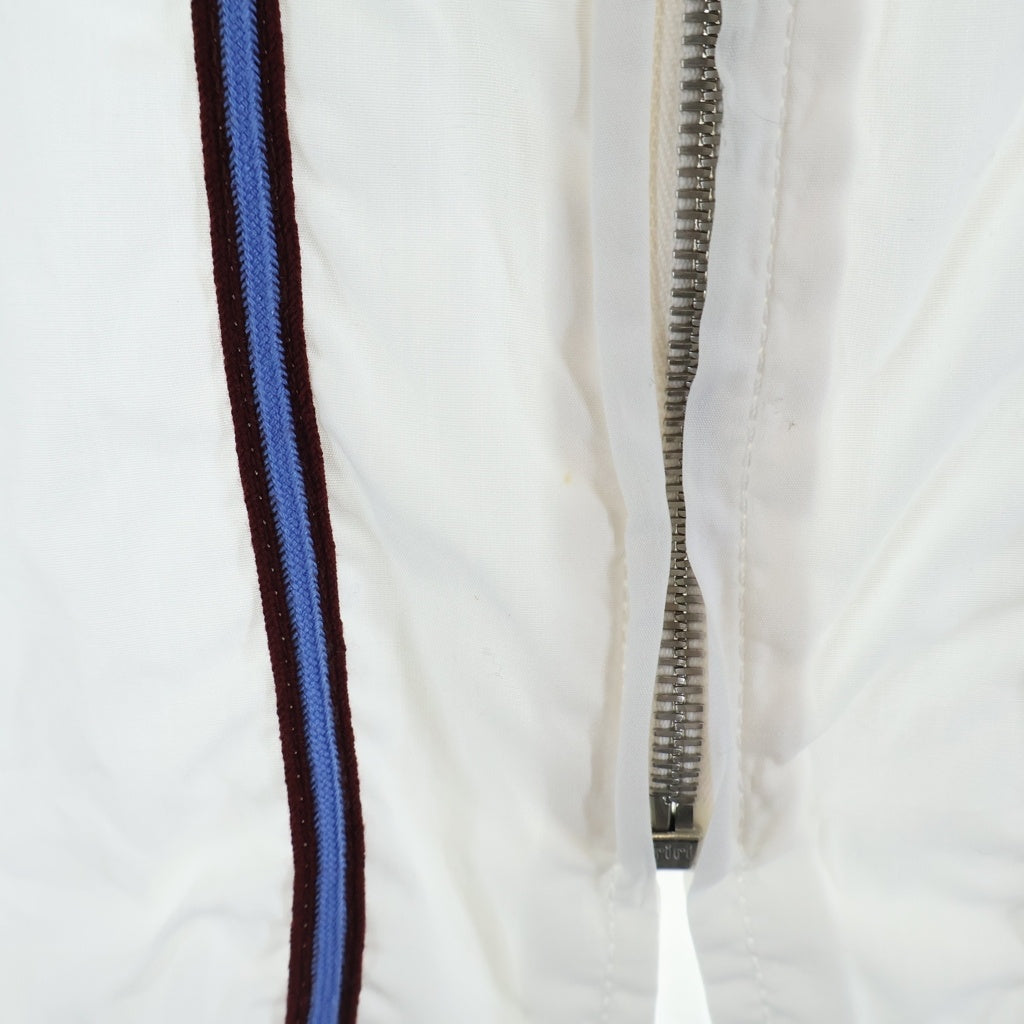 MARNI(マルニ) 19SS コットン ジップアップ ベースボール 半袖シャツ ホワイト CUMU0045X0