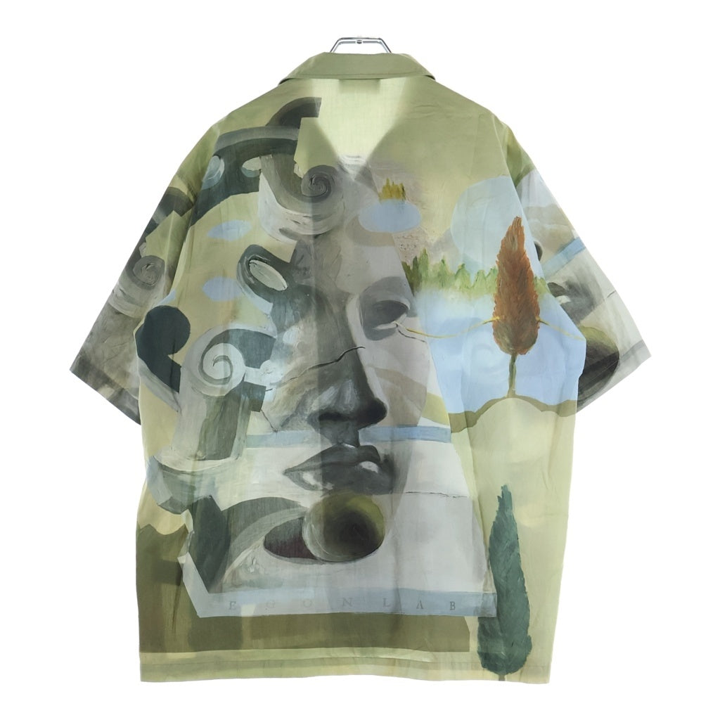 Egon Lab.(エゴンラボ) Egonimati summer shirt エゴニマティ サマー 半袖シャツ グリーン