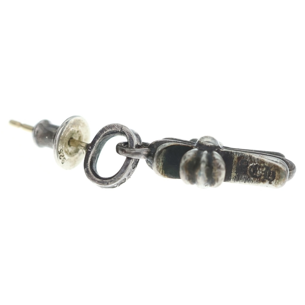 CHROME HEARTS(クロムハーツ) BBY F PPRCHN ベイビーファットクロス ドロップピアス シルバー BCA090