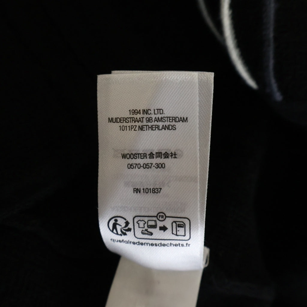 SUPREME(シュプリーム) 25AW Stripe Zip Up Polo Sweater ジップアップ ニット ポロシャツ ブラック