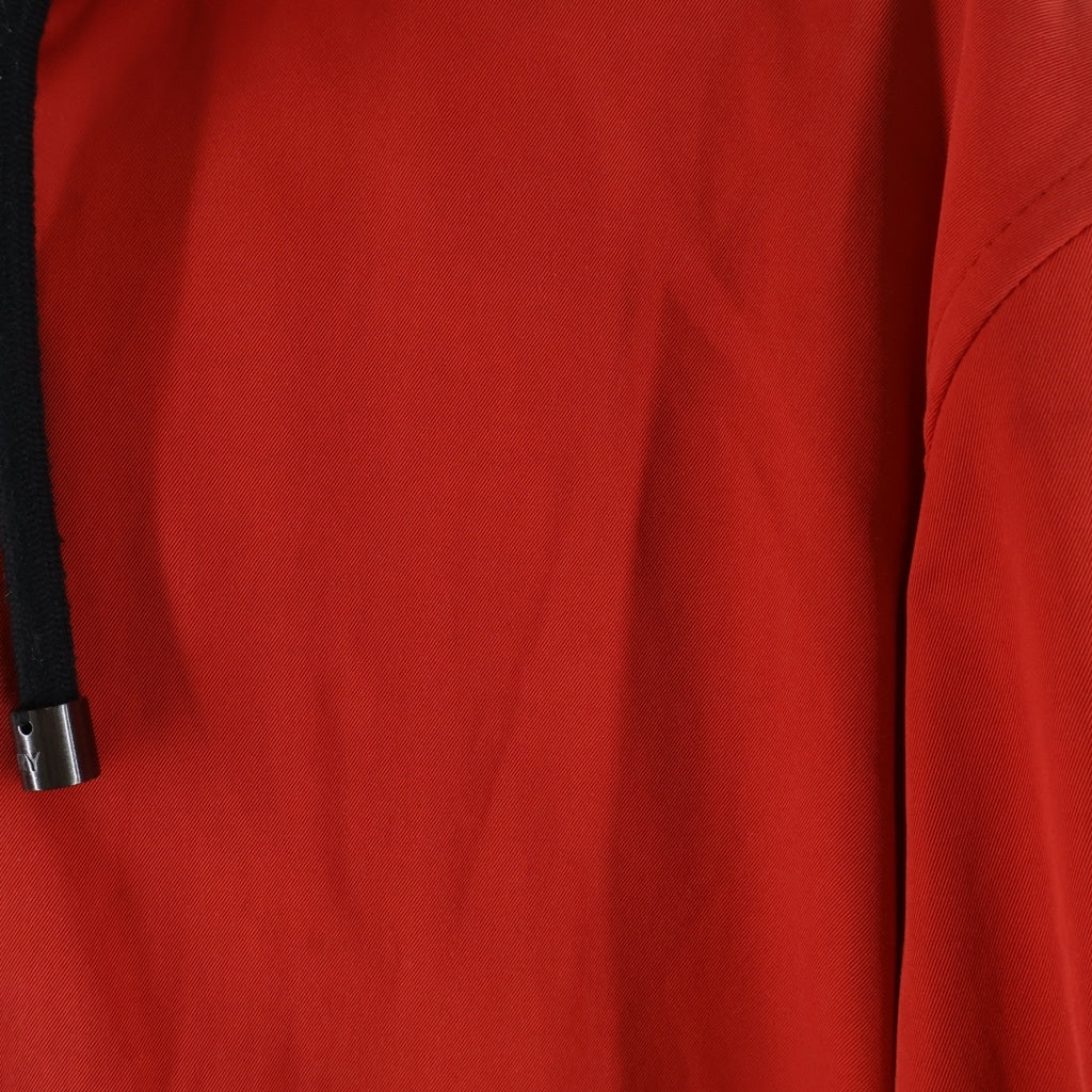 BURBERRY(バーバリー) Logo Twill Hooded Jacket ロゴツイル ジップアップ フーデッドジャケット レッド 8014064