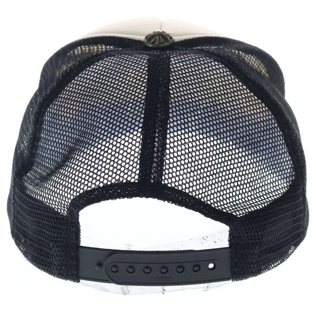 CHROME HEARTS(クロムハーツ) OLD TRUCKER CAP オールドトラッカーキャップ FUCKパッチクロスボール付メッシュ帽子 ブラック