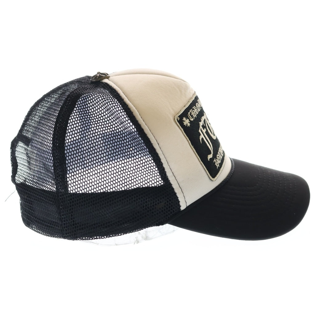 CHROME HEARTS(クロムハーツ) OLD TRUCKER CAP オールドトラッカーキャップ FUCKパッチクロスボール付メッシュ帽子 ブラック