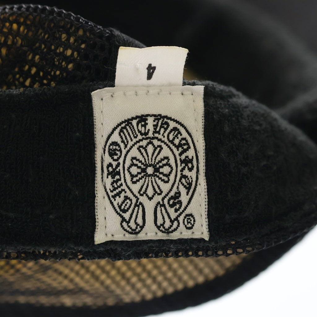 CHROME HEARTS(クロムハーツ) OLD TRUCKER CAP オールドトラッカーキャップ FUCKパッチクロスボール付メッシュ帽子 ブラック
