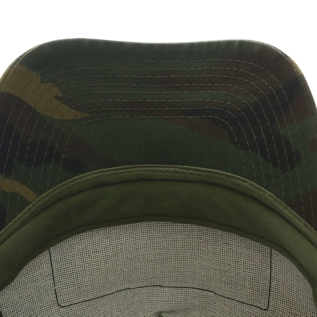 CHROME HEARTS(クロムハーツ) OLD TRUCKER CAP オールドトラッカーキャップ CHパッチクロスボール付カモフラメッシュ帽子 カーキ レディース