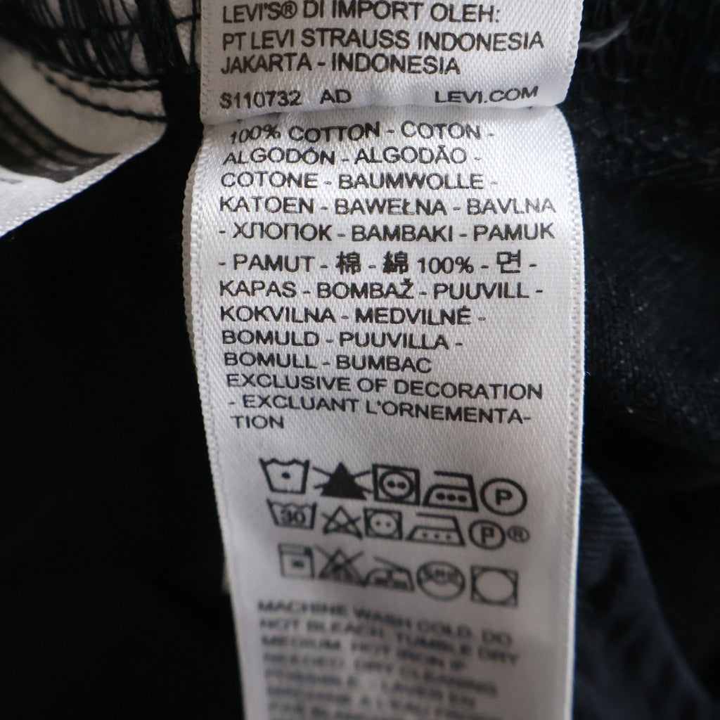 Levi's(リーバイス) BLUETAB MARKER ルーズジーンズ デニムパンツ ブラック PC9-001LN-0002