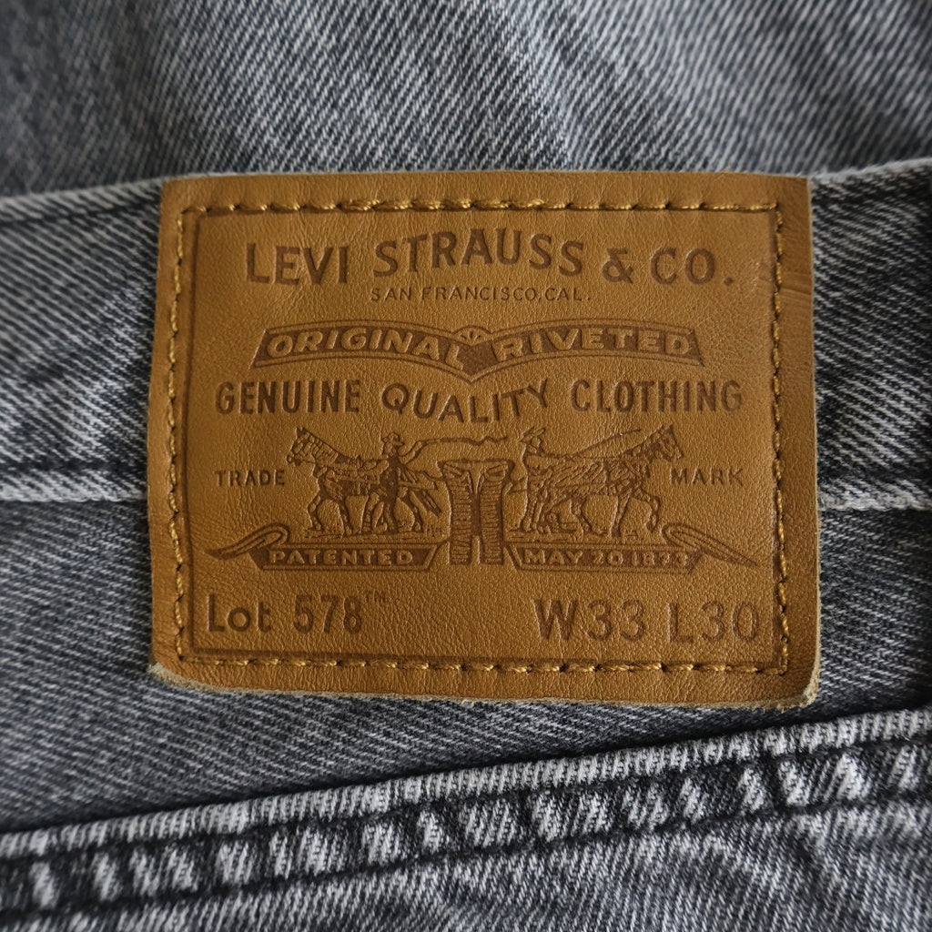 Levi's premium(リーバイスプレミアム) 578 Baggy Jeans バギージーンズ デニムパンツ グレー PC9-A4750-0058