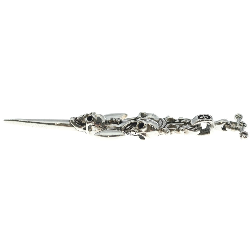 Bill Wall Leather/BWL(ビルウォールレザー) Triple Vintage Skull dagger トリプルビンテージスカルダガーペンダント シルバー