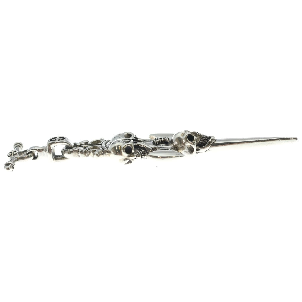 Bill Wall Leather/BWL(ビルウォールレザー) Triple Vintage Skull dagger トリプルビンテージスカルダガーペンダント シルバー