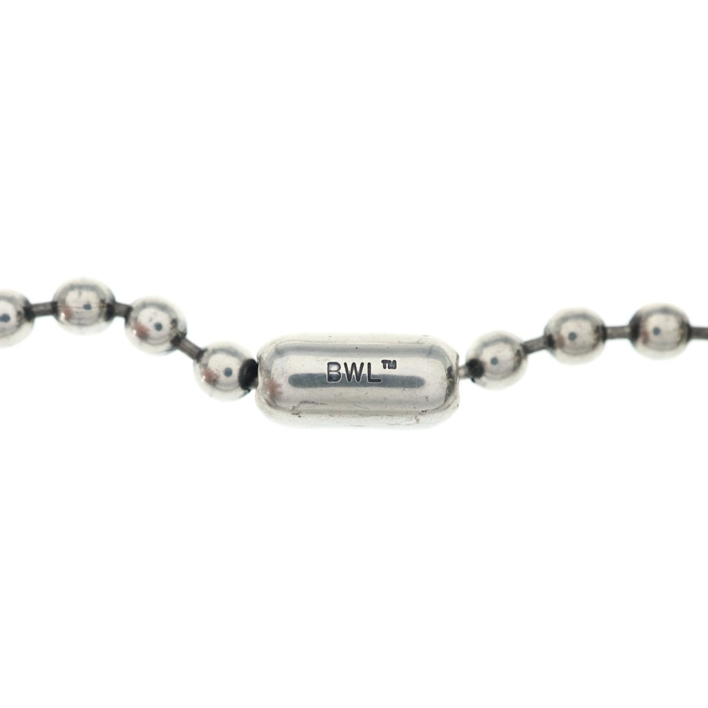 Bill Wall Leather/BWL(ビルウォールレザー) Ball Chain クロス ボールチェーン ネックレス シルバー