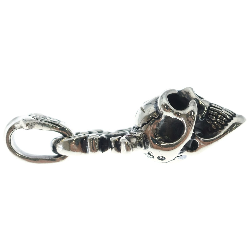 Bill Wall Leather/BWL(ビルウォールレザー) CROWN SKULL クラウン スカル ネックレストップ ペンダント シルバー レディース