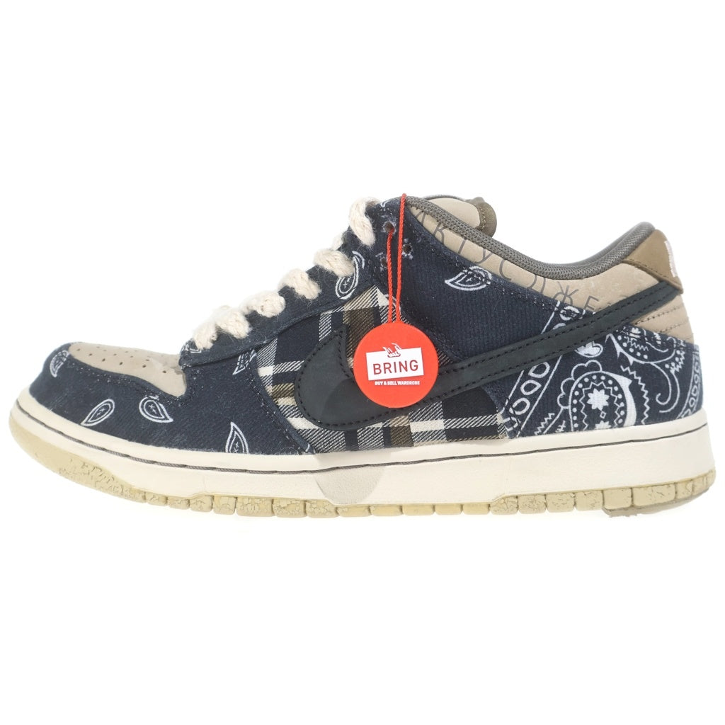 NIKE(ナイキ) ×TRAVIS SCOTT SB DUNK LOW PRM QS CACTUS JACK トラヴィススコット SBダンクロー カクタスジャック ローカットスニーカー マルチ US9/27.0cm CT5053-001