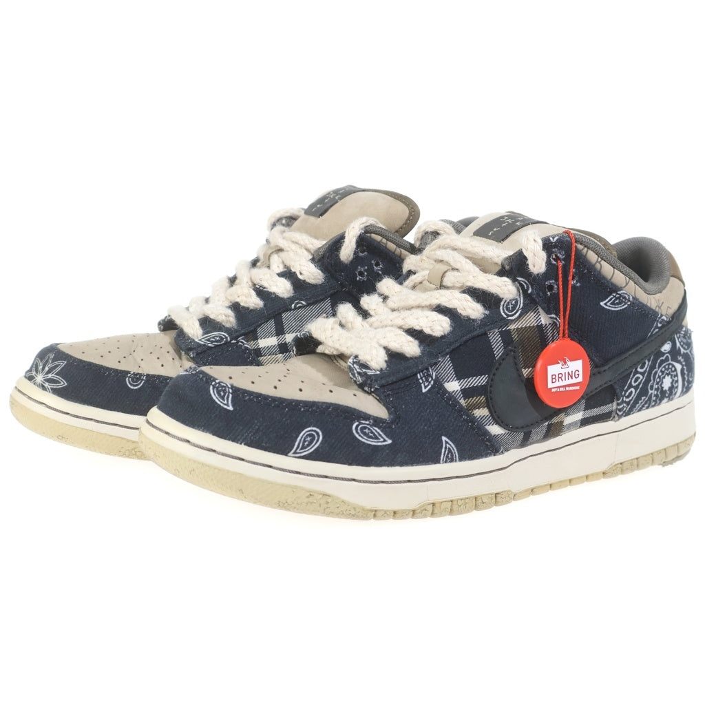 NIKE(ナイキ) ×TRAVIS SCOTT SB DUNK LOW PRM QS CACTUS JACK トラヴィススコット SBダンクロー カクタスジャック ローカットスニーカー マルチ US9/27.0cm CT5053-001
