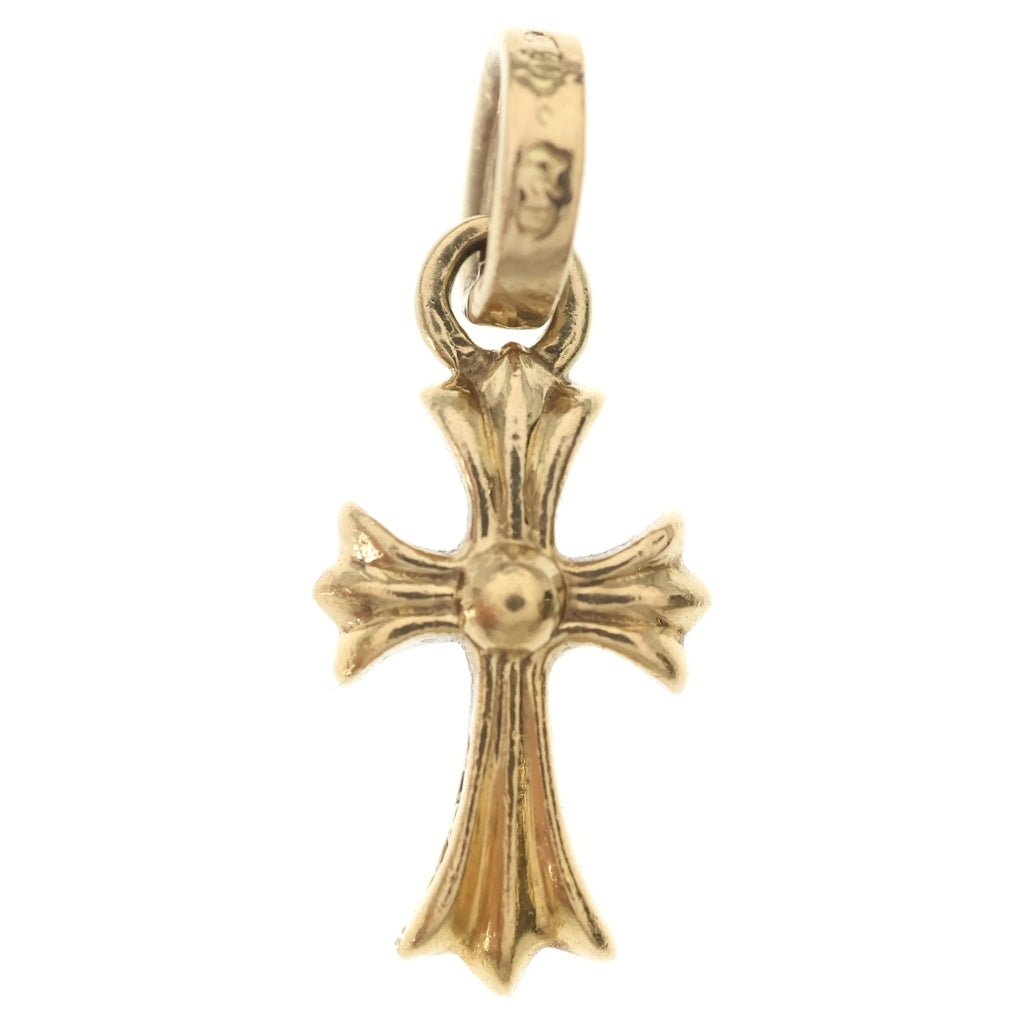 CHROME HEARTS(クロムハーツ) 22K CRS BBYFAT P/DIA ベイビーファットクロス PAVEダイヤ ペンダントトップ ゴールド BCA035 レディース