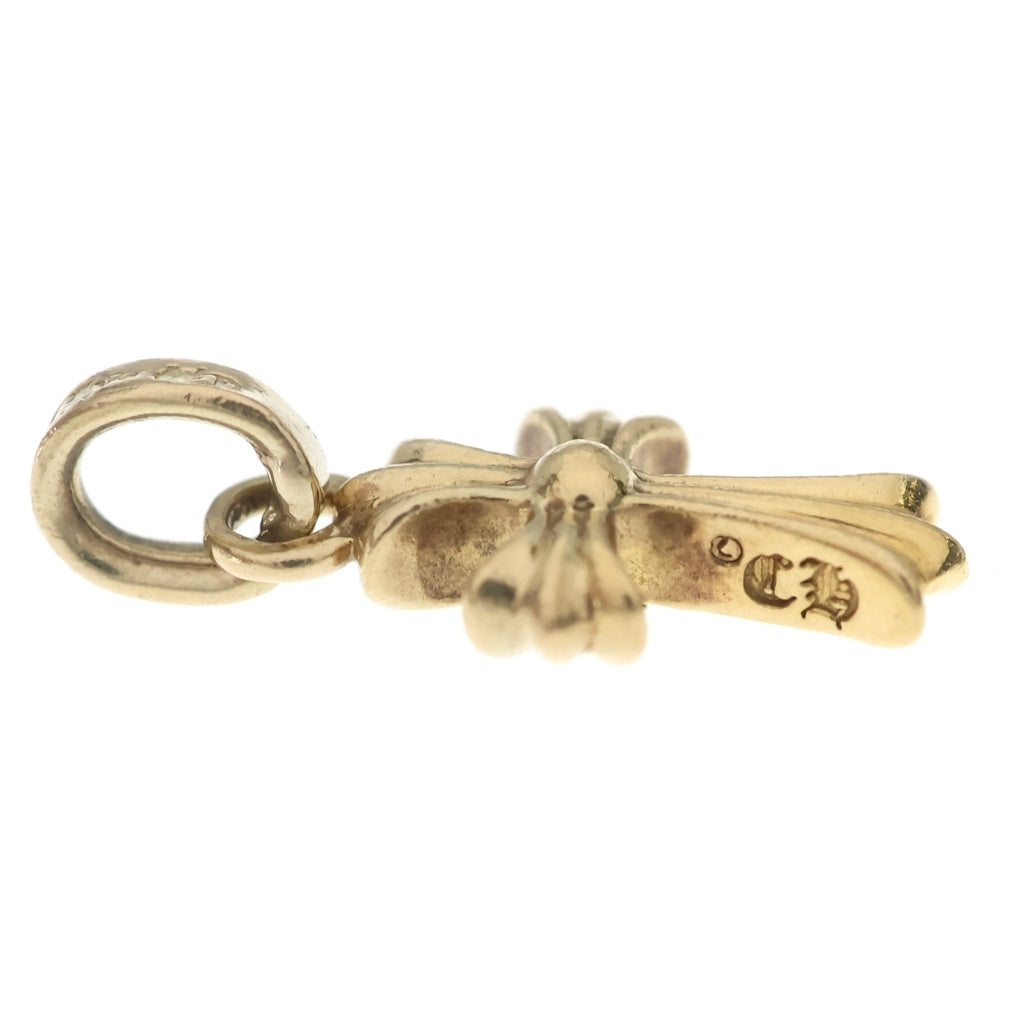 CHROME HEARTS(クロムハーツ) 22K CRS BBYFAT P/DIA ベイビーファットクロス PAVEダイヤ ペンダントトップ ゴールド BCA035 レディース