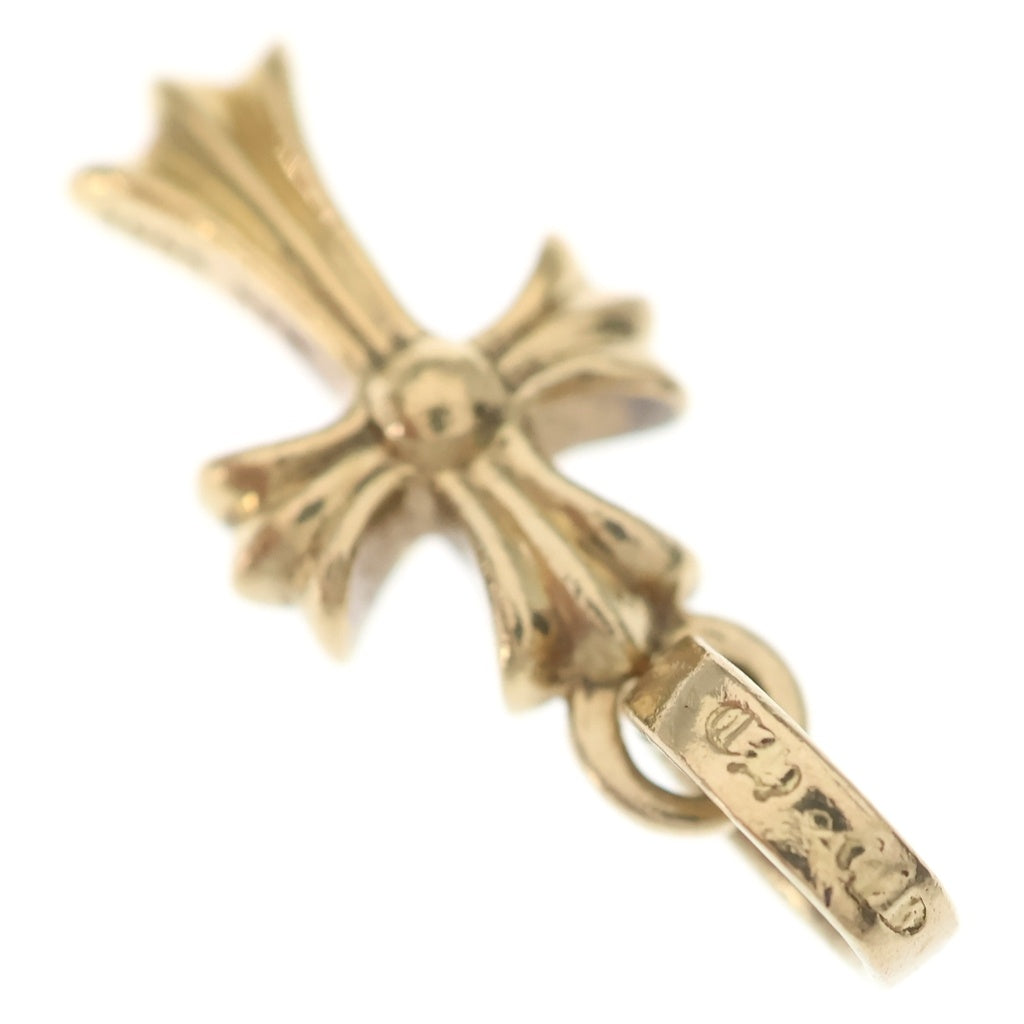 CHROME HEARTS(クロムハーツ) 22K CRS BBYFAT P/DIA ベイビーファットクロス PAVEダイヤ ペンダントトップ ゴールド BCA035 レディース