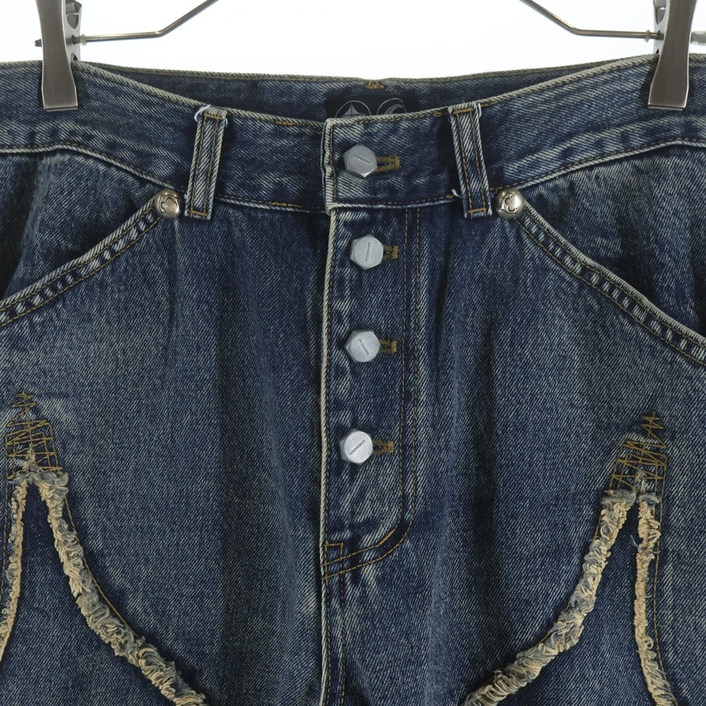THUG CLUB(サグクラブ) TRIBAL DENIM PANTS トライバル デニムパンツ インディゴ TC23PT0701