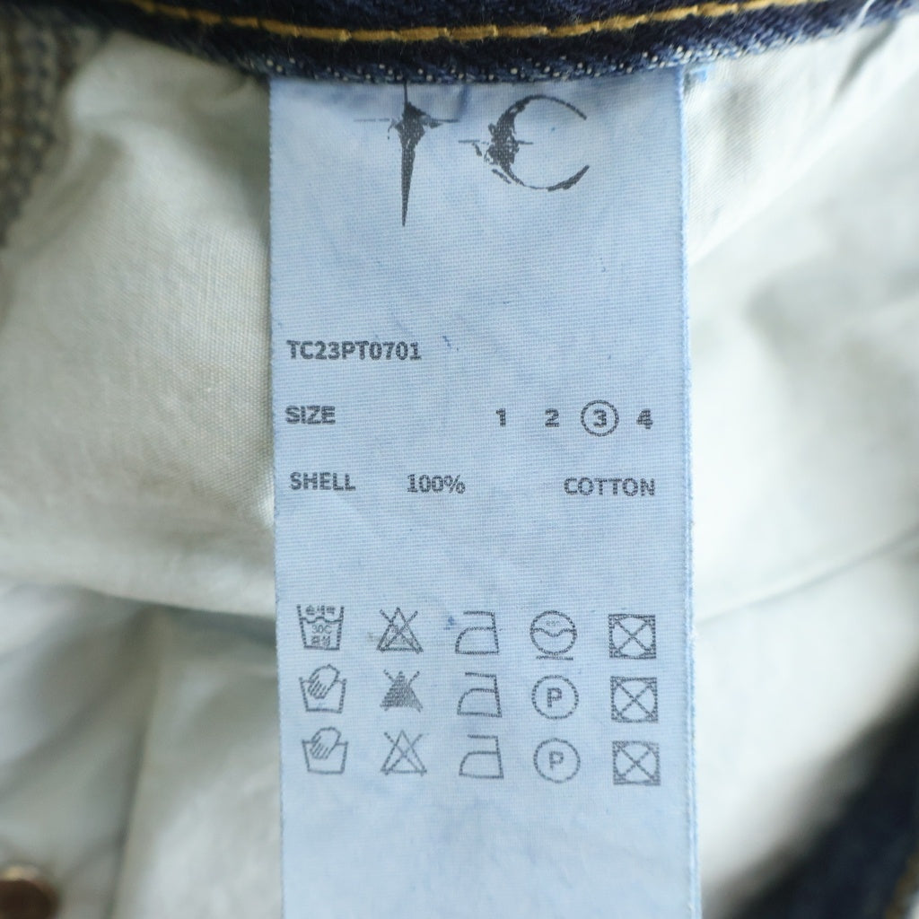 THUG CLUB(サグクラブ) TRIBAL DENIM PANTS トライバル デニムパンツ インディゴ TC23PT0701