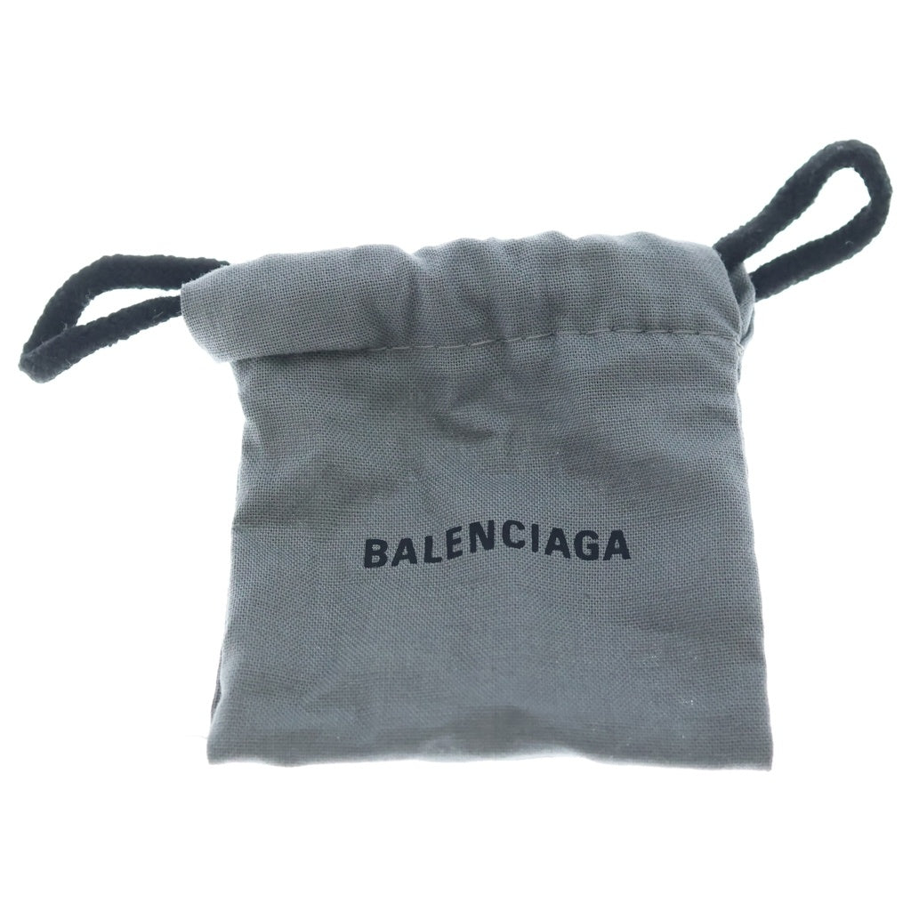 BALENCIAGA(バレンシアガ) Cagole Stud ラインストーン ピアス シルバー レディース