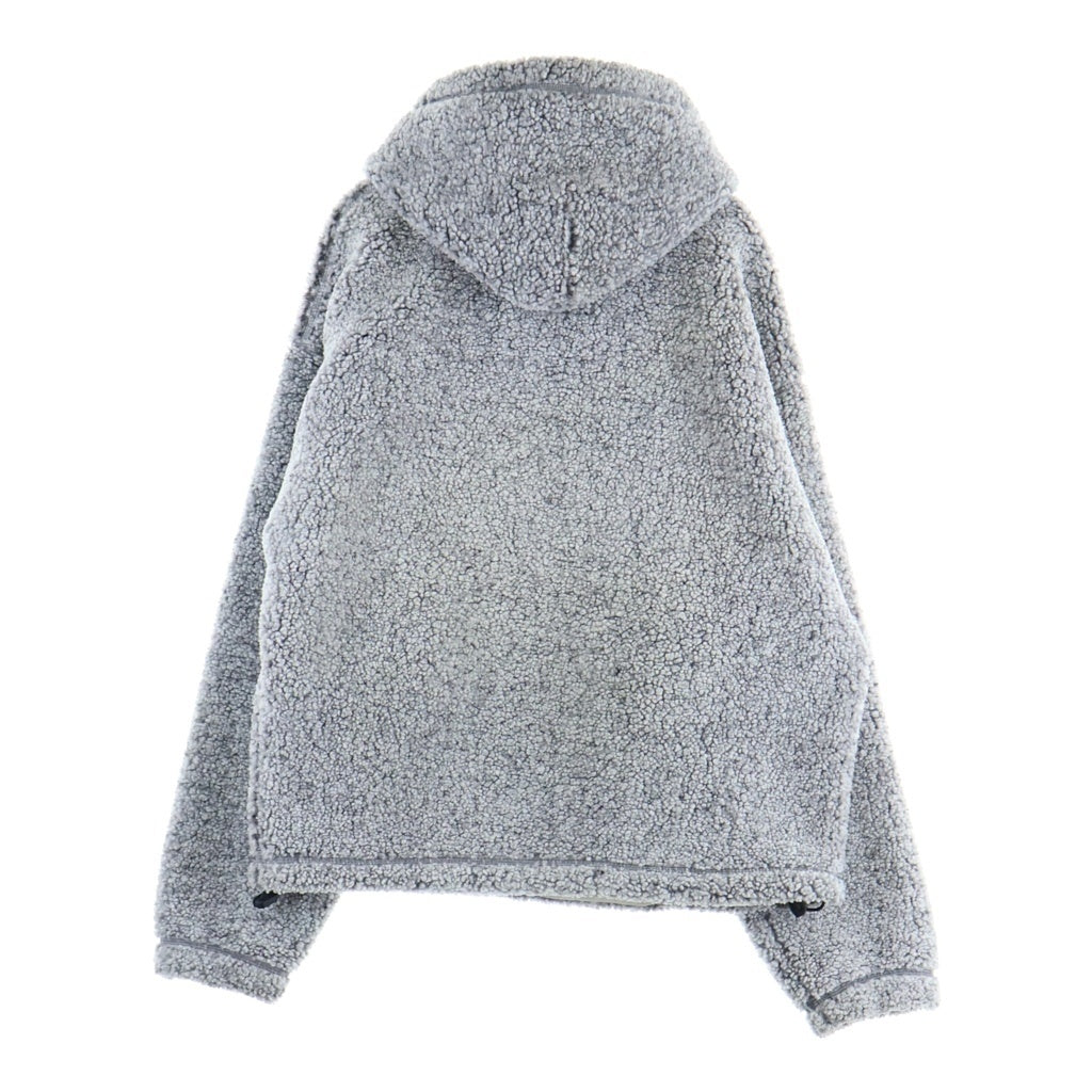 DIESEL(ディーゼル) Teddy hoodie フリース フーデット スウェット シャツ パーカー グレー S-UMMEREDDY