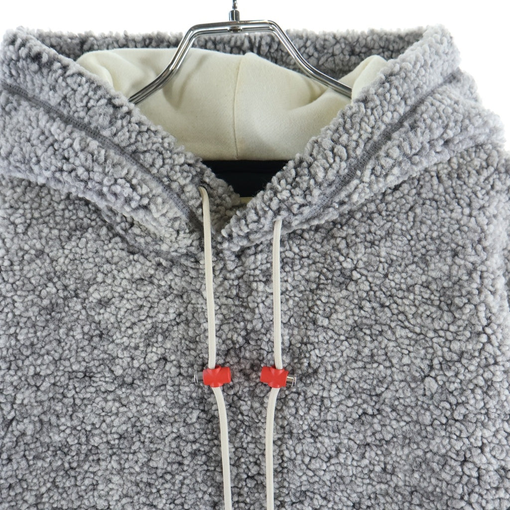 DIESEL(ディーゼル) Teddy hoodie フリース フーデット スウェット シャツ パーカー グレー S-UMMEREDDY