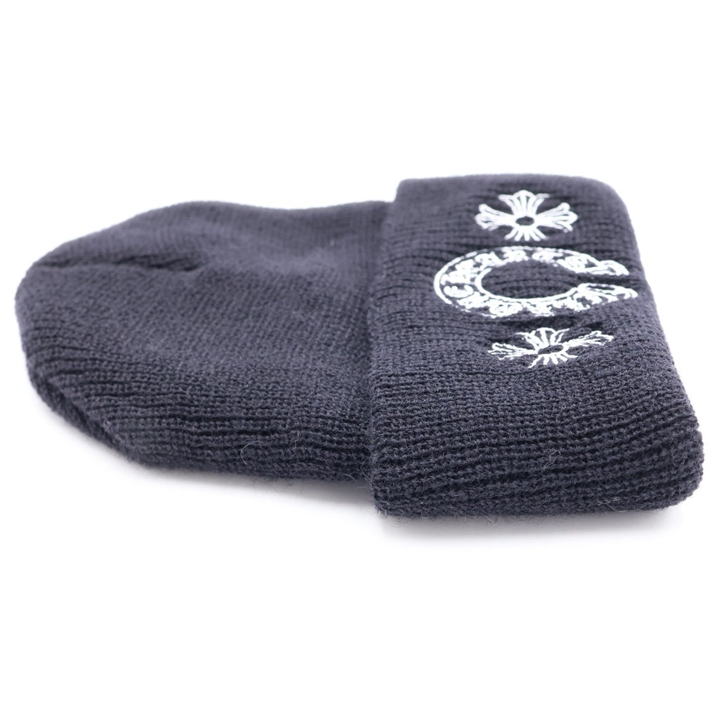 CHROME HEARTS(クロムハーツ) WOOL WATCH CAP CHプラス ホースシューニットキャップ ビーニー帽子 ブラック