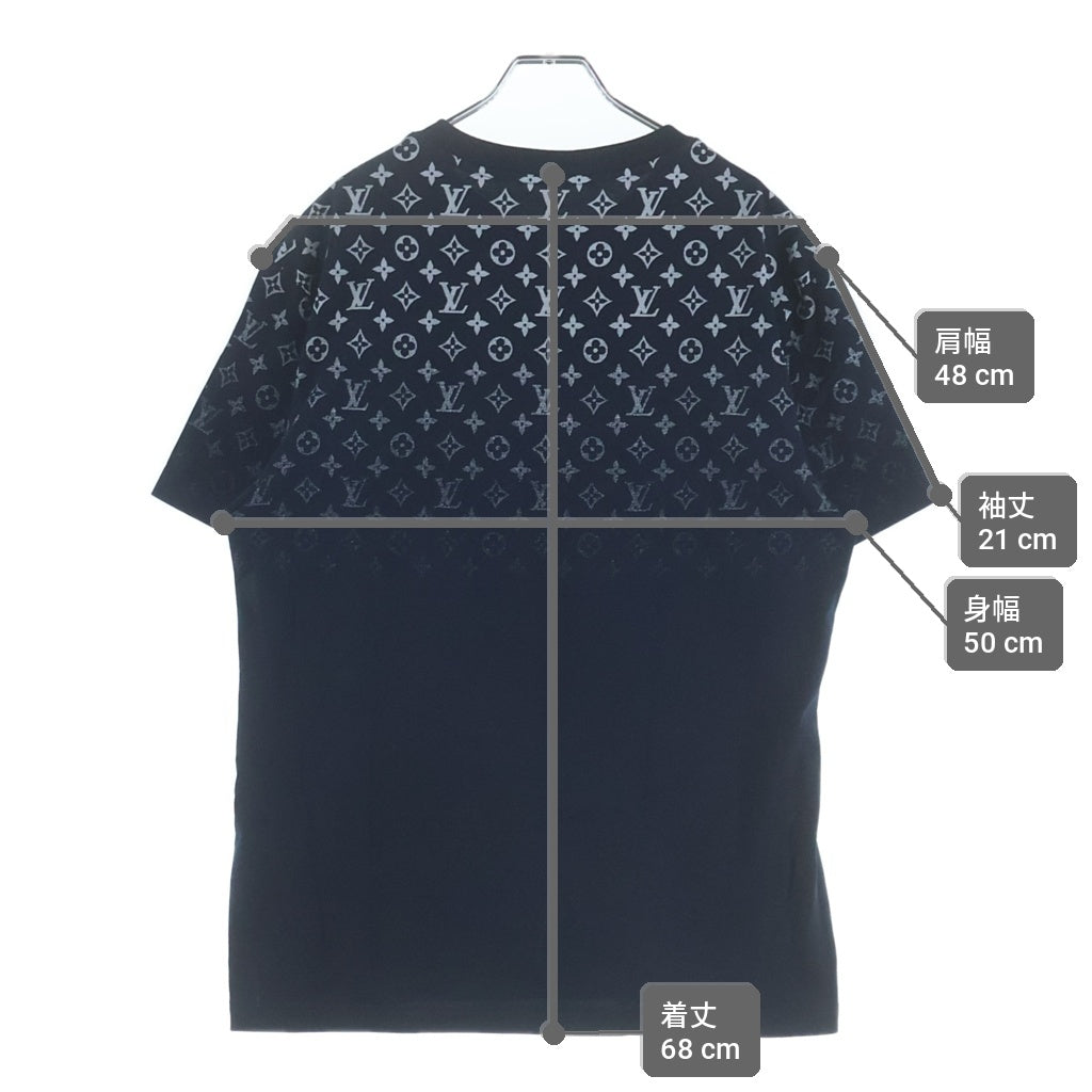 LOUIS VUITTON(ルイヴィトン) 24AW モノグラム グラディエント 半袖カットソー Tシャツ ネイビー RM242MQ FSB HQY42W