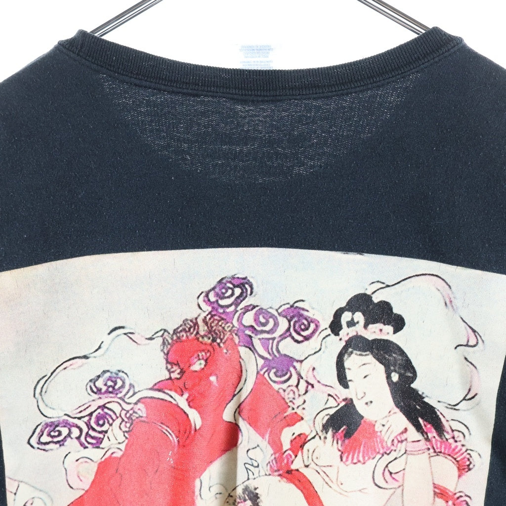 WACKO MARIA(ワコマリア) THE GUILTY PARTIES 浮世絵 春画 クルーネック スウェットシャツ ブラック