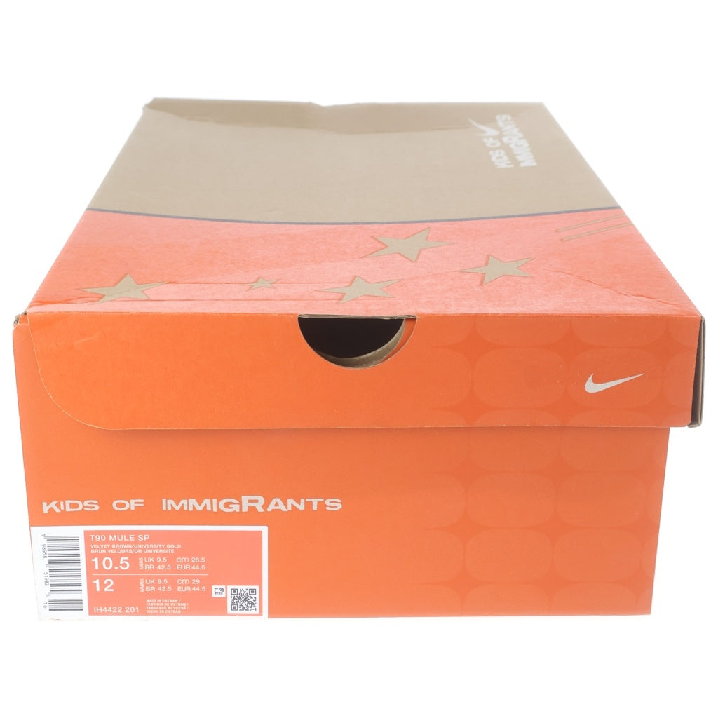NIKE(ナイキ) x Kids of Immigrants KOI T90 Mule スエード切り替え ミュール ブラウン IH4422-201 US10.5cm/28.5cm