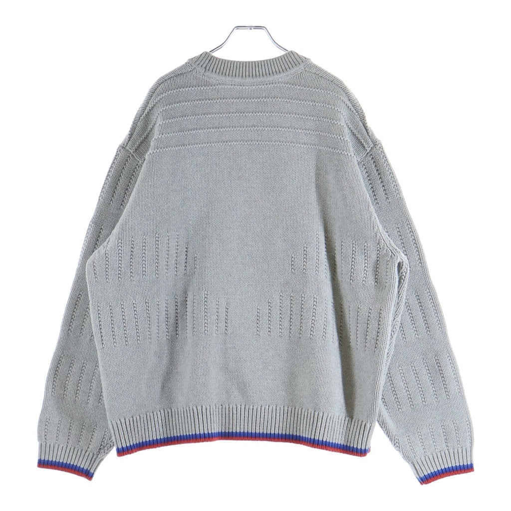KITH(キス) xBMW Sven Crewneck Sweater ロゴ刺繍 クルーネック ニット セーター グレー