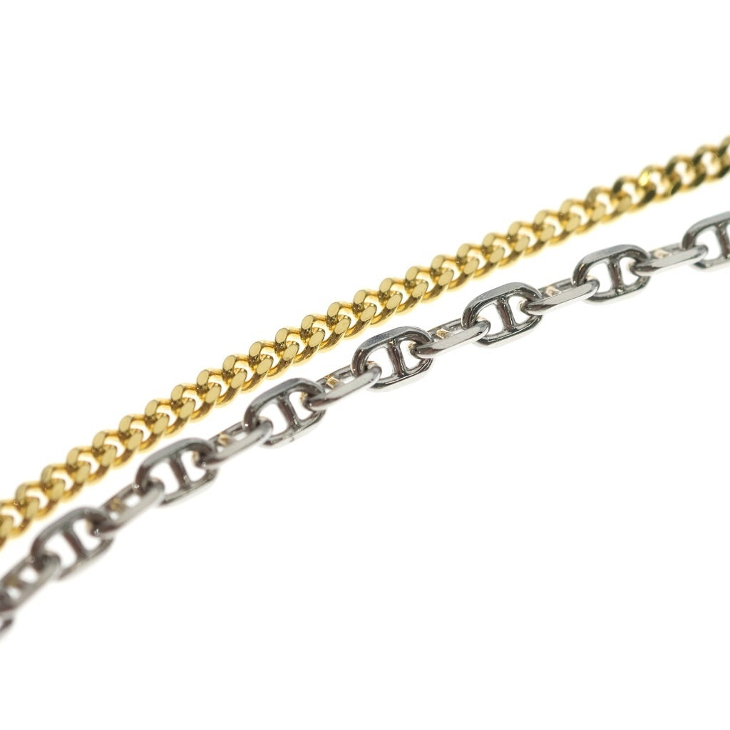 TOMWOOD(トムウッド) Rue Chain Duo ルー チェーン デュオ ネックレス シルバー/ゴールド UW45-101233 レディース