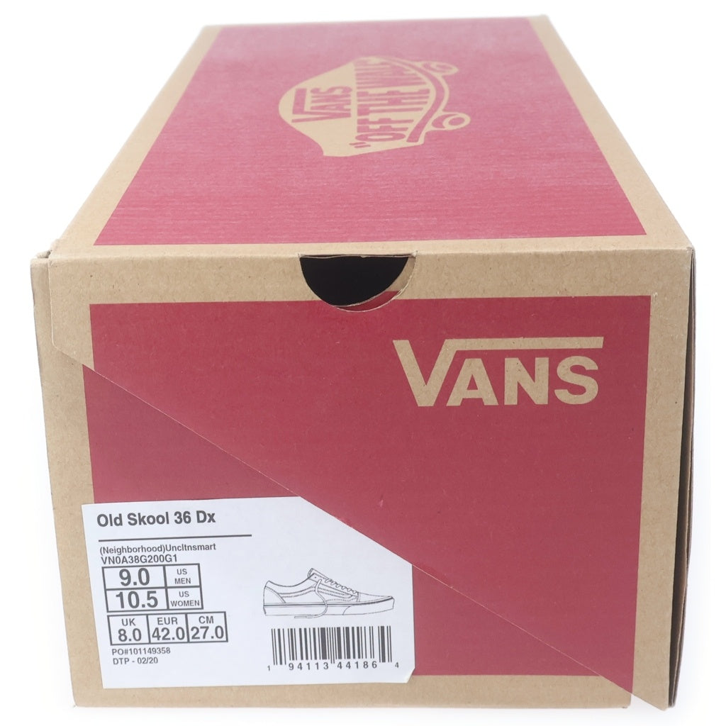 VANS(ヴァンズ) × NEIGHBORHOO Mister Cartoon OLD SKOOL 36 DX ネイバーフッド ミスター カートゥーン オールド スクール ローカットスニーカー ブラック US9/27cm VN0A38G200G1