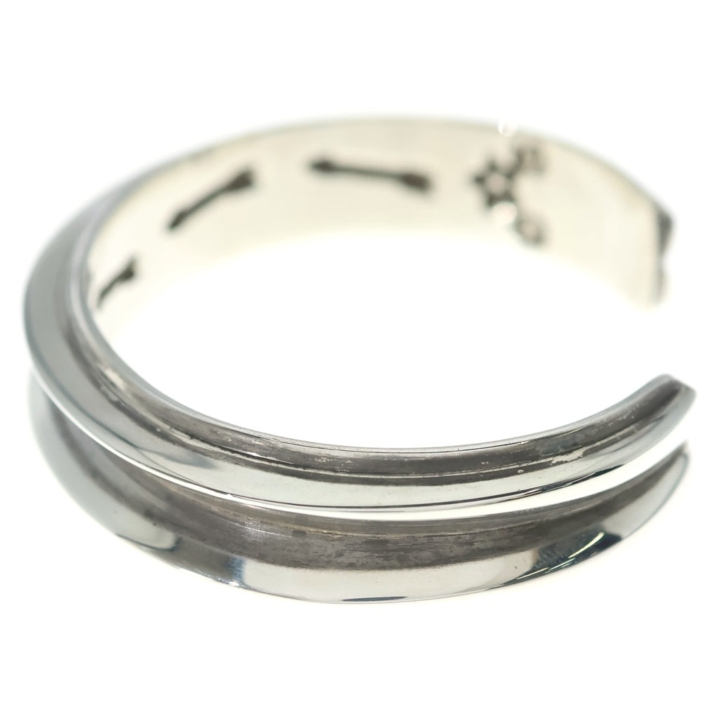 CODY SANDERSON(コディーサンダーソン) Double Braided Wire Plain Edge Bracelet ダブルブレードワイヤープレーンエッジブレスレットバングル シルバー
