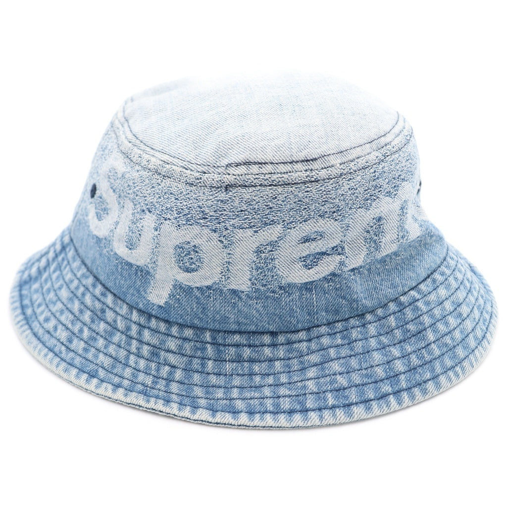 SUPREME(シュプリーム) 22SS Fade Jacquard Denim Crushe フェードジャガード デニムバケットハット 帽子 インディゴ
