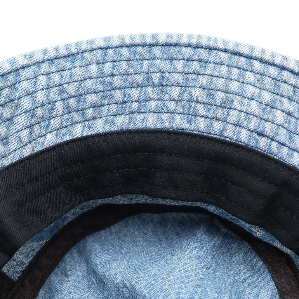 SUPREME(シュプリーム) 22SS Fade Jacquard Denim Crushe フェードジャガード デニムバケットハット 帽子 インディゴ