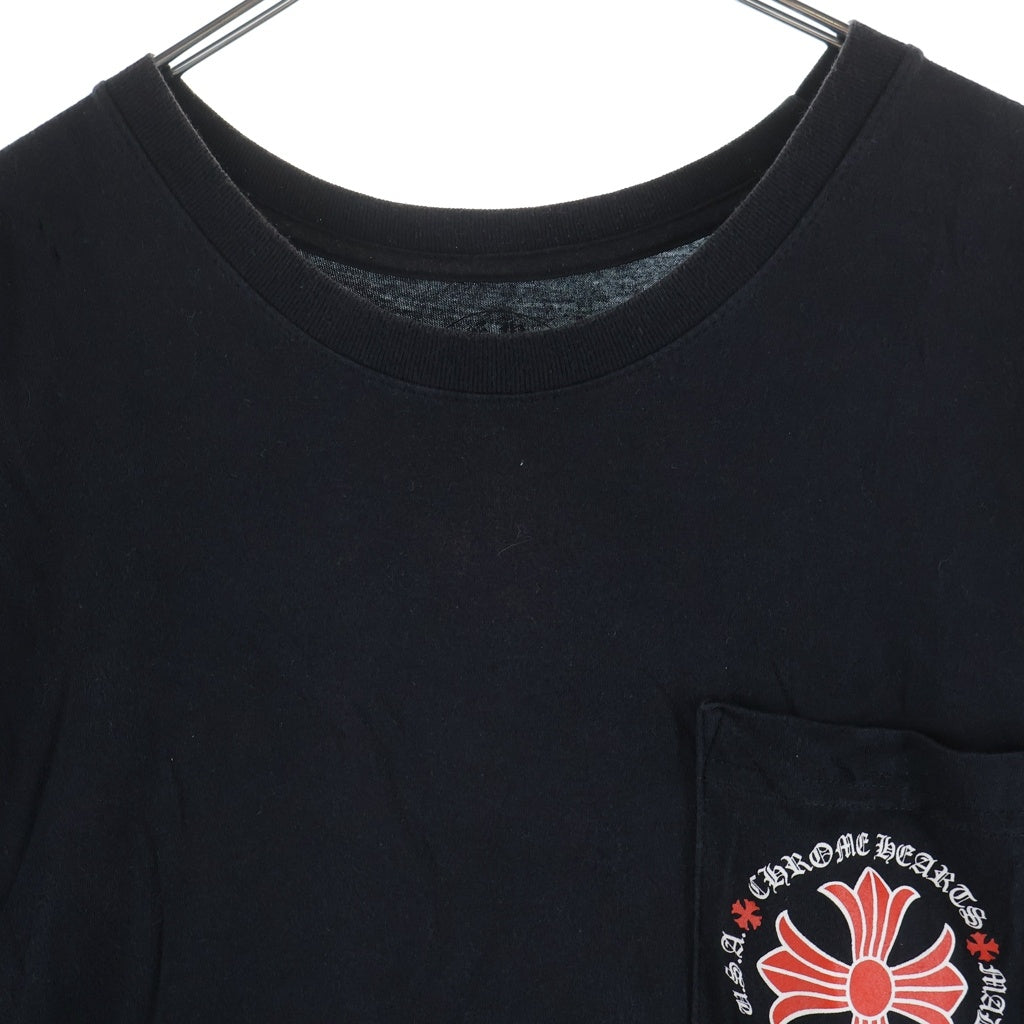 CHROME HEARTS(クロムハーツ) Made In Hollywood CH T-SHIRT CHプラス プリント クルーネック 半袖ポケットTシャツ カットソー