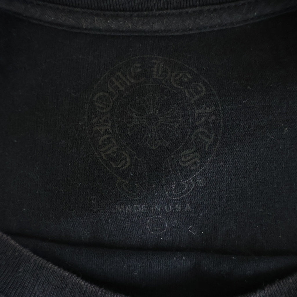 CHROME HEARTS(クロムハーツ) Made In Hollywood CH T-SHIRT CHプラス プリント クルーネック 半袖ポケットTシャツ カットソー