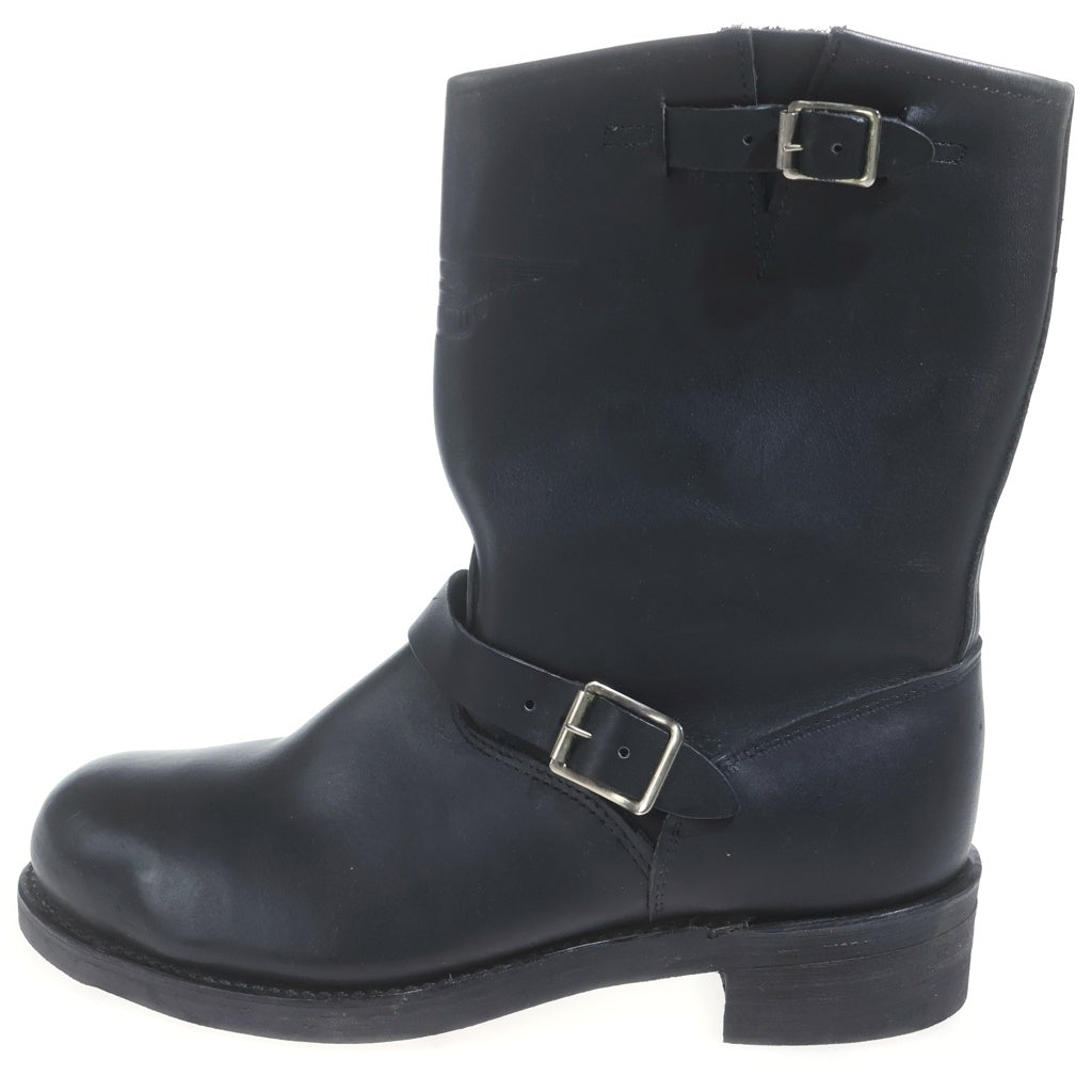 NO BRAND(ノーブランド) NASTY FEET ナスティーフィート ENGINEER BOOT レザーエンジニアブーツ ブラック 18738 18738