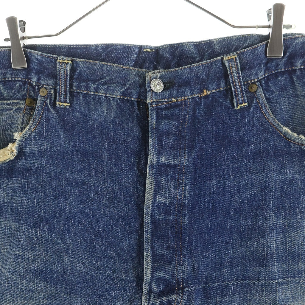 Levi's(リーバイス) 50-60S VINTAGE 501XX ギャラ入り 紙パッチ BIG E 均等V 通常R デニムパンツ インディゴ