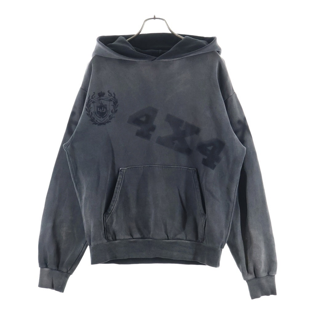 Cactus Jack(カクタスジャック) 4×4 HOODIE フーデット プルオーバー スウェット シャツ ブラック -