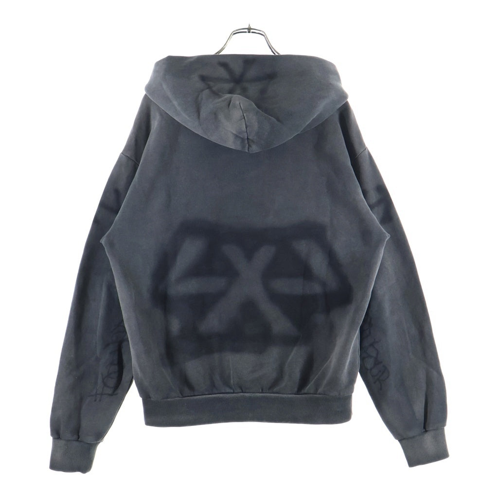 Cactus Jack(カクタスジャック) 4×4 HOODIE フーデット プルオーバー スウェット シャツ ブラック -