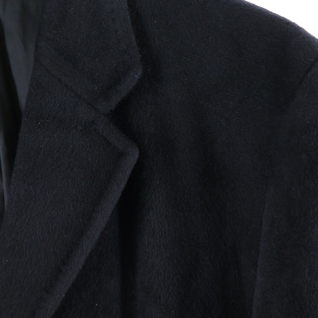 NO BRAND(ノーブランド) A.A.R Yohji Design Studio アンゴラ ウール チェスターコート ブラック