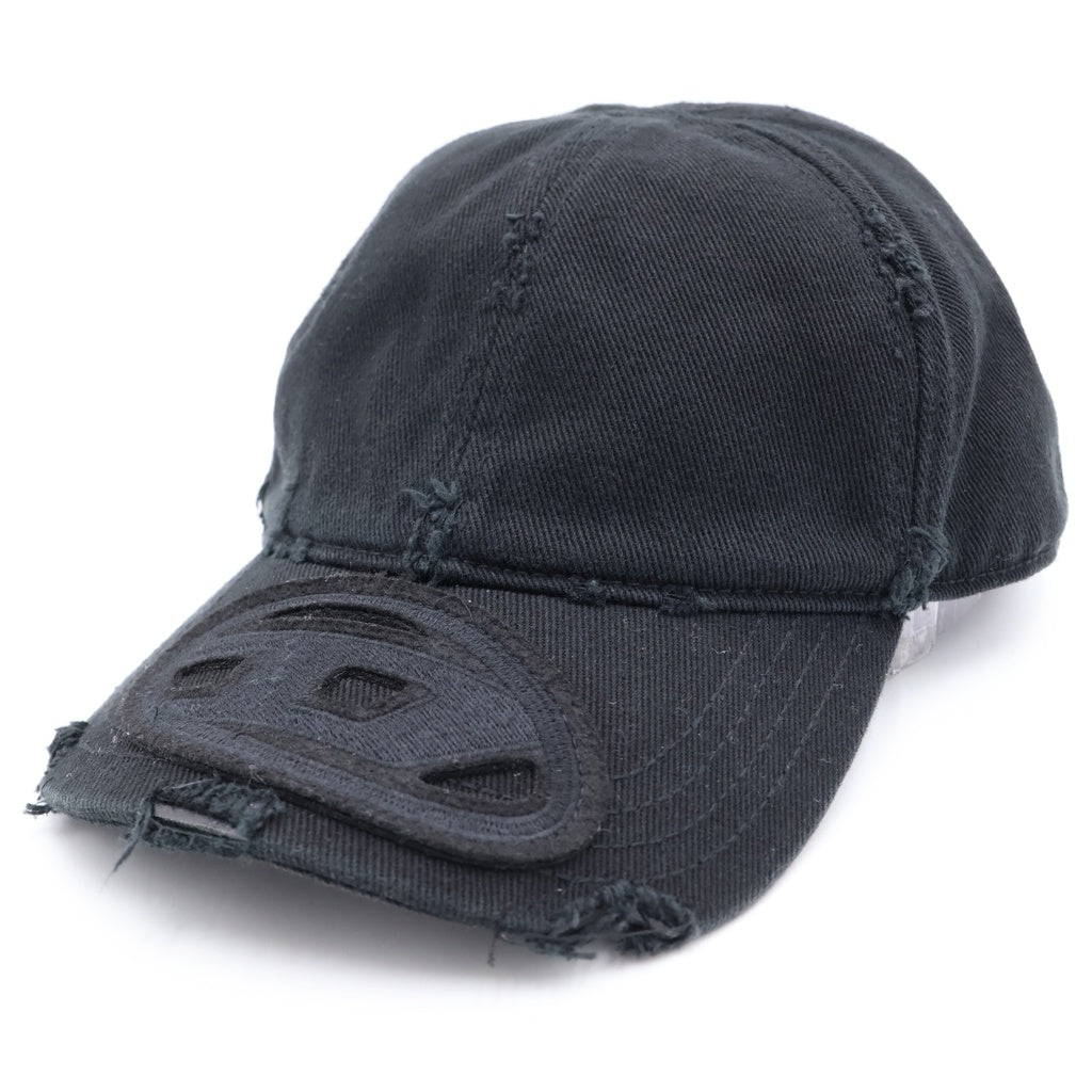 DIESEL(ディーゼル) ロゴパッチ ベースボール キャップ ブラック C-BIGDOV C-BIGDOV