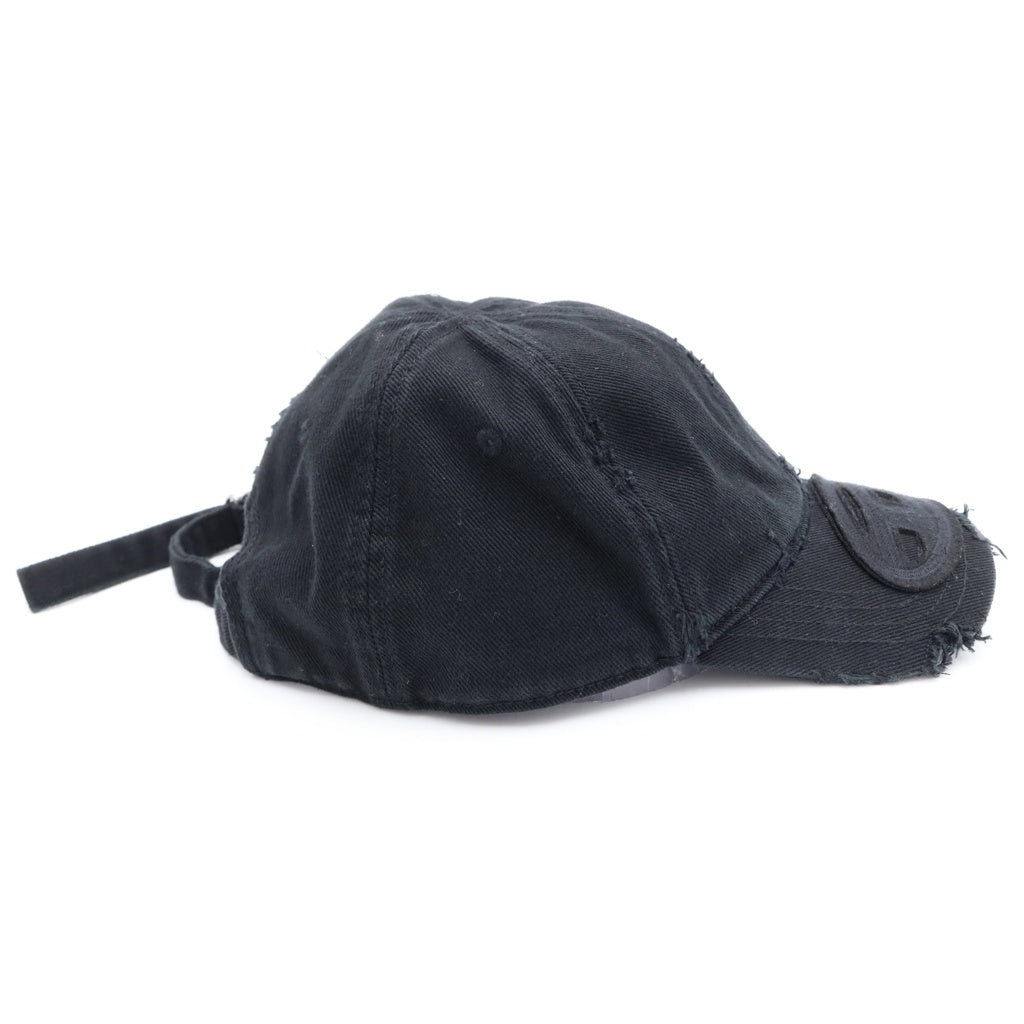 DIESEL(ディーゼル) ロゴパッチ ベースボール キャップ ブラック C-BIGDOV C-BIGDOV
