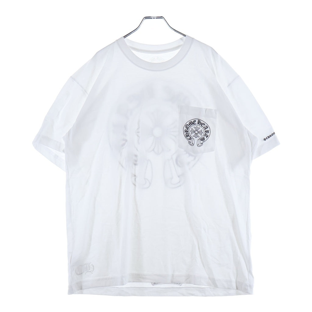 CHROME HEARTS(クロムハーツ) CH T-SHIRT LTD バックホースシュープリント 半袖Tシャツ ホワイト ‐