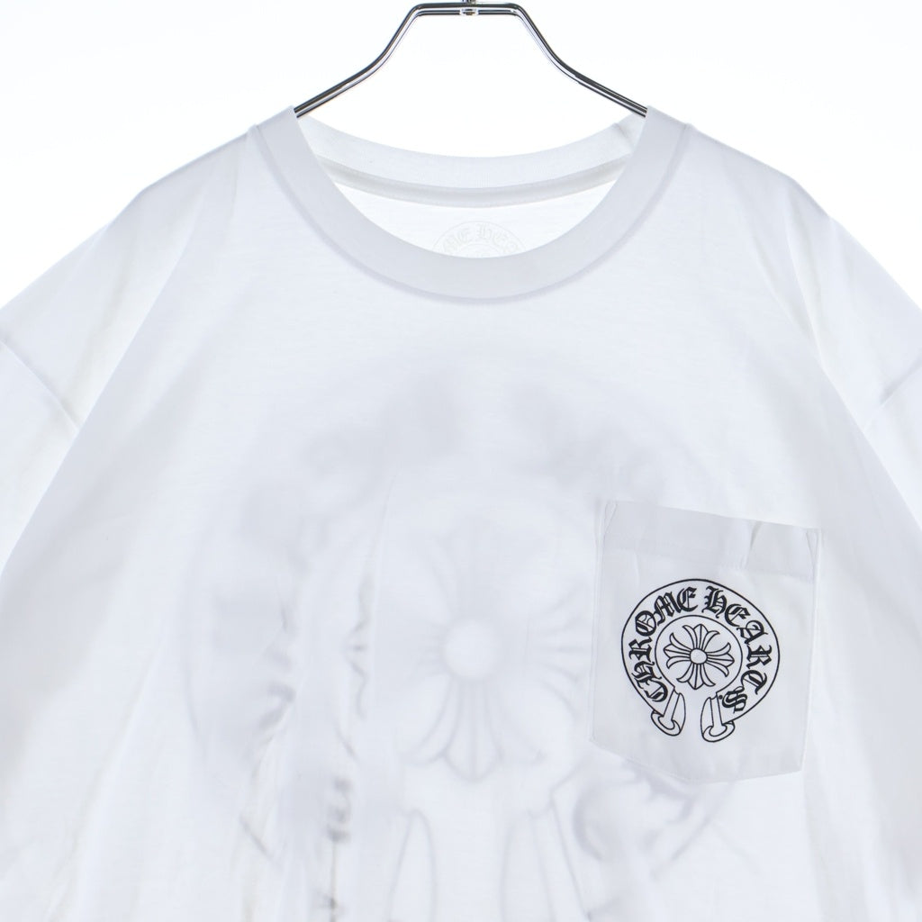 CHROME HEARTS(クロムハーツ) CH T-SHIRT LTD バックホースシュープリント 半袖Tシャツ ホワイト ‐