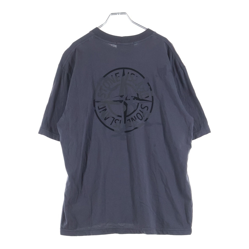 STONE ISLAND(ストーンアイランド) 26SS SS T-SHIRT 両面 ロゴ プリント 半袖Tシャツ カットソー L1S152100001S0E14 L1S152100001S0E14