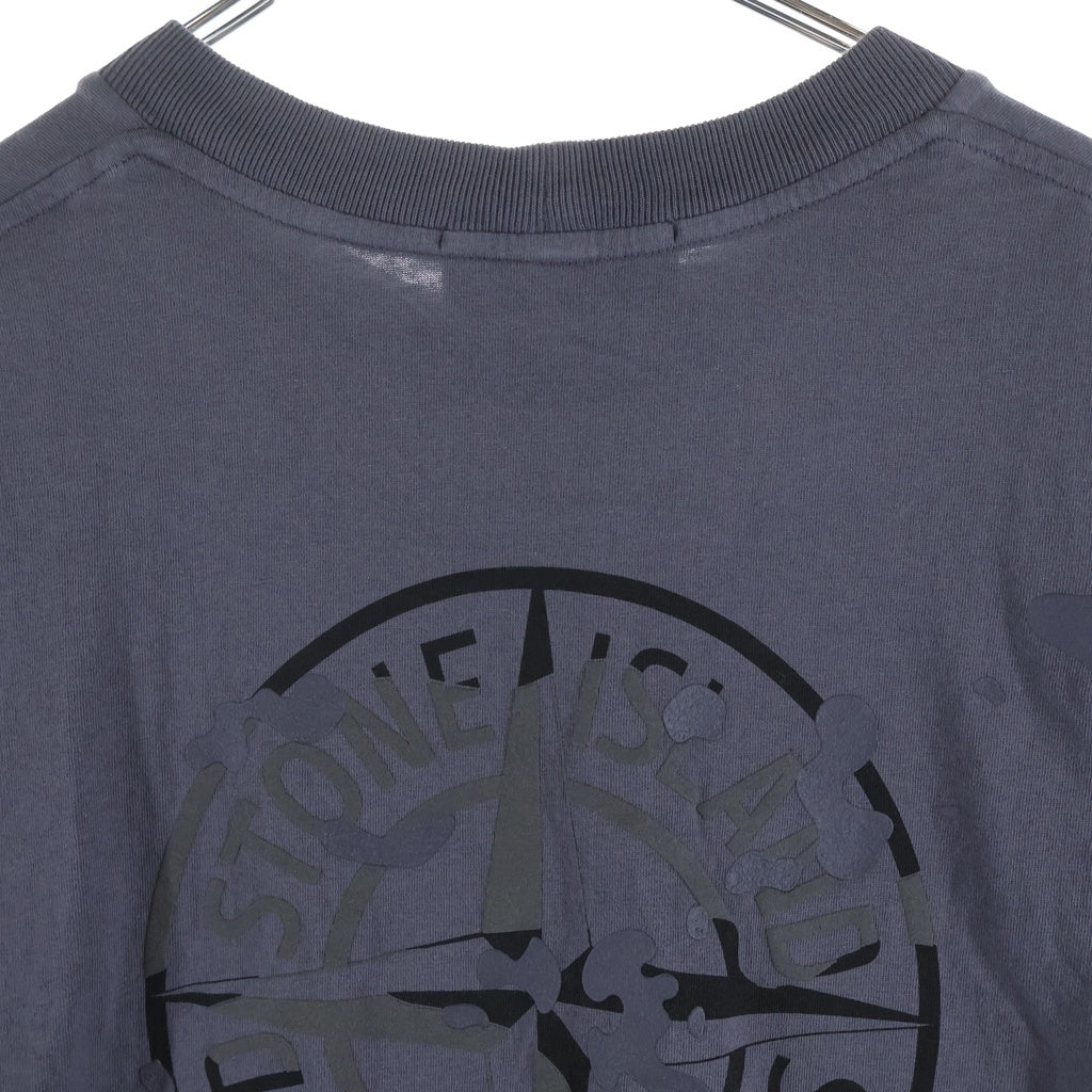 STONE ISLAND(ストーンアイランド) 26SS SS T-SHIRT 両面 ロゴ プリント 半袖Tシャツ カットソー L1S152100001S0E14 L1S152100001S0E14